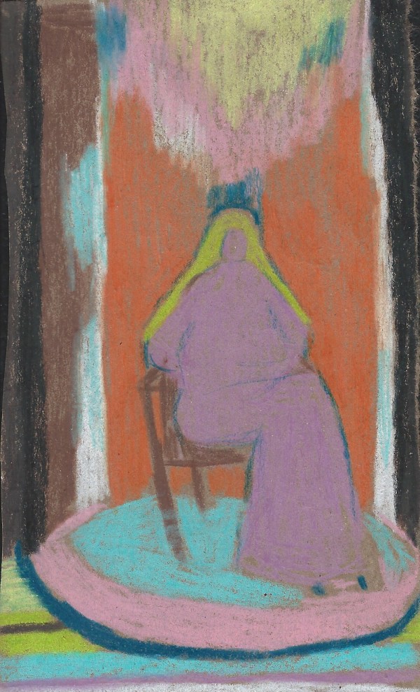 Purple woman by Sarah Jane Lapp