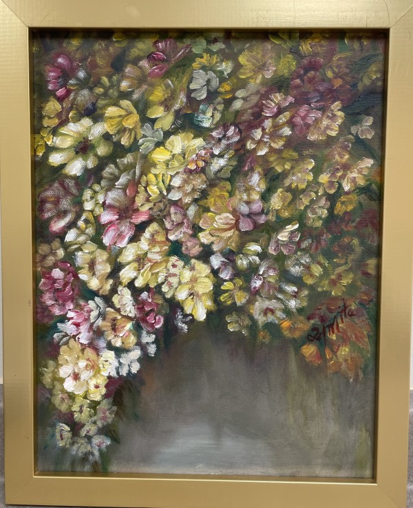 Cascading Blooms III by Amita Bhakta