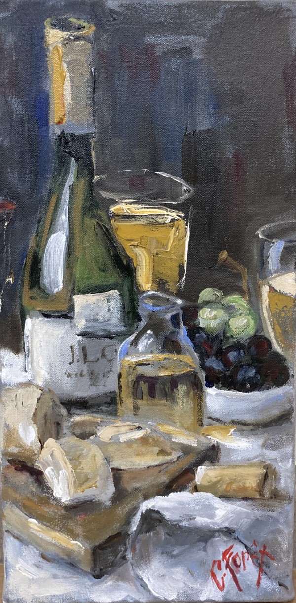 Wine & Cheese by Carole Foret