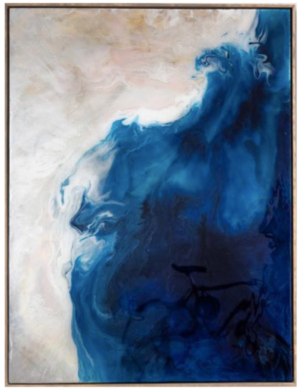 The Rorschach Sea Dyptich I by Jasmine Cadenhead