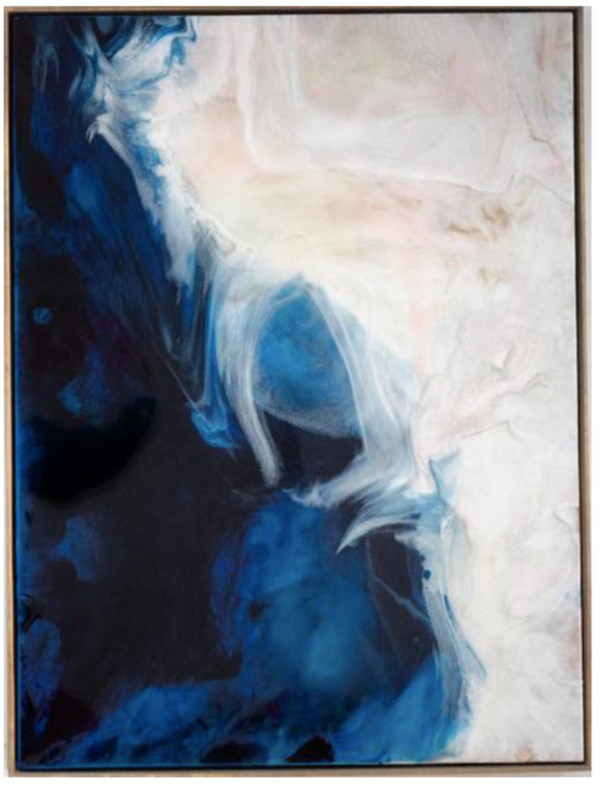 The Rorschach Sea Dyptich II by Jasmine Cadenhead