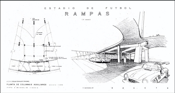 Rampas del Azteca by Pedro Ramírez Vázquez, Image 1.