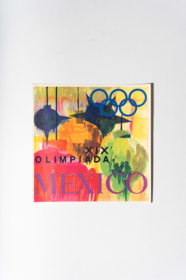 Cartel promocional de la XIX Olimpiada (piñatas) by Manuel Villazón, Image 2.