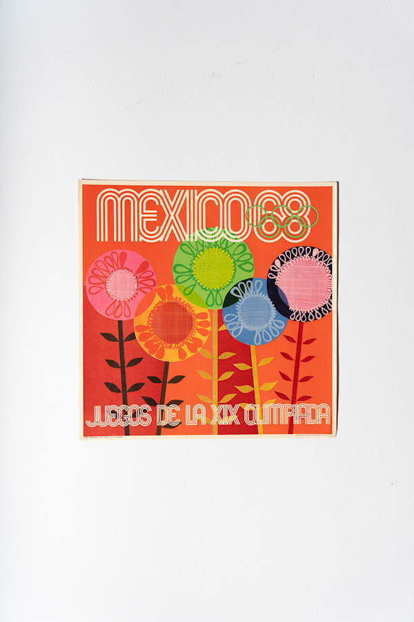 Cartel promocional de la XIX Olimpiada (Flores) by Dolores Sierra Campuzano, Manuel Villazón, Image 2.