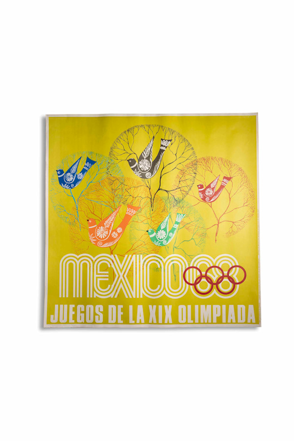 Cartel promocional de la XIX Olimpiada (Pajaro) by Manuel Buerba, Manuel Villazón, Image 2.