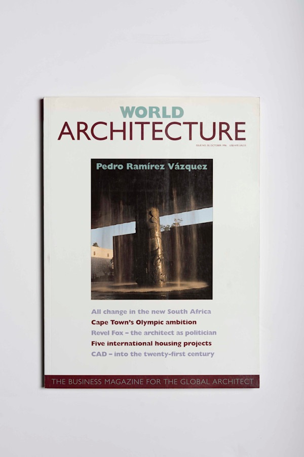 Revista World Architecture. ISSUE NO. 50. Edición firmada por el arquitecto Pedro Ramírez Vázquez by World Architecture, Pedro Ramírez Vázquez, Image 2.