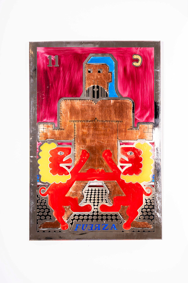 11 fuerza, tarot rojo by Pedro Friedeberg, Image 3.