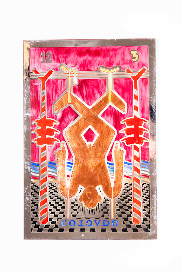 12 colgado, tarot rojo by Pedro Friedeberg, Image 3.