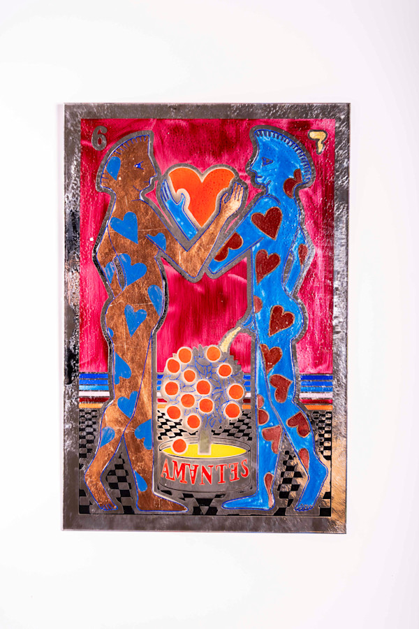 6 amantes, tarot rojo by Pedro Friedeberg, Image 3.