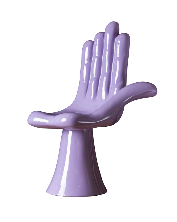 MANO SILLA (LILA) by Pedro Friedeberg