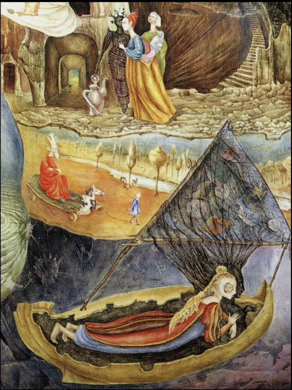 LES DISTRACTIONS DE DAGOBERT by Leonora Carrington