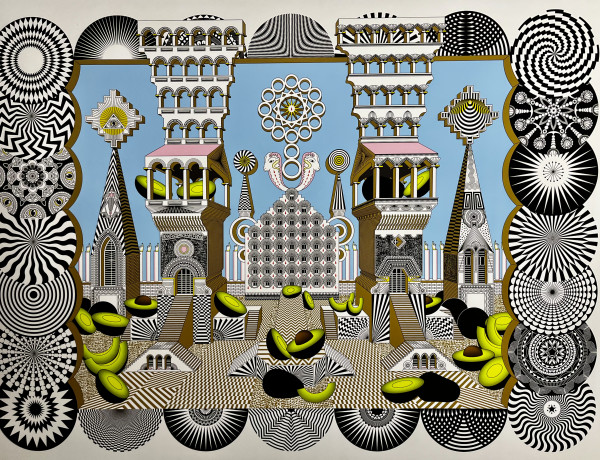 A SUNDAY IN AVOCADOLAND by Pedro Friedeberg