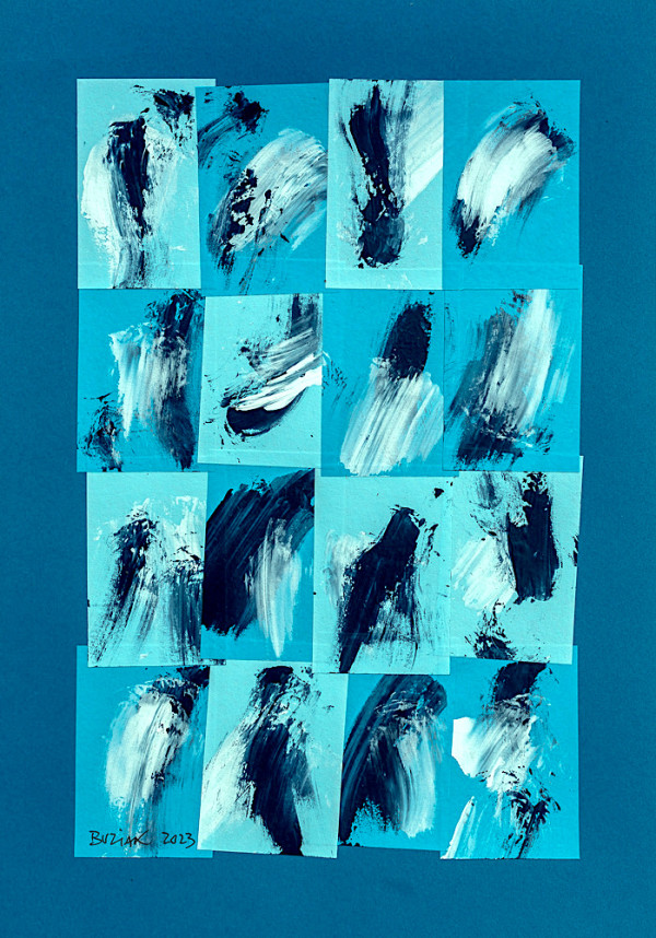 Blue Post-it #2 by Ed Buziak