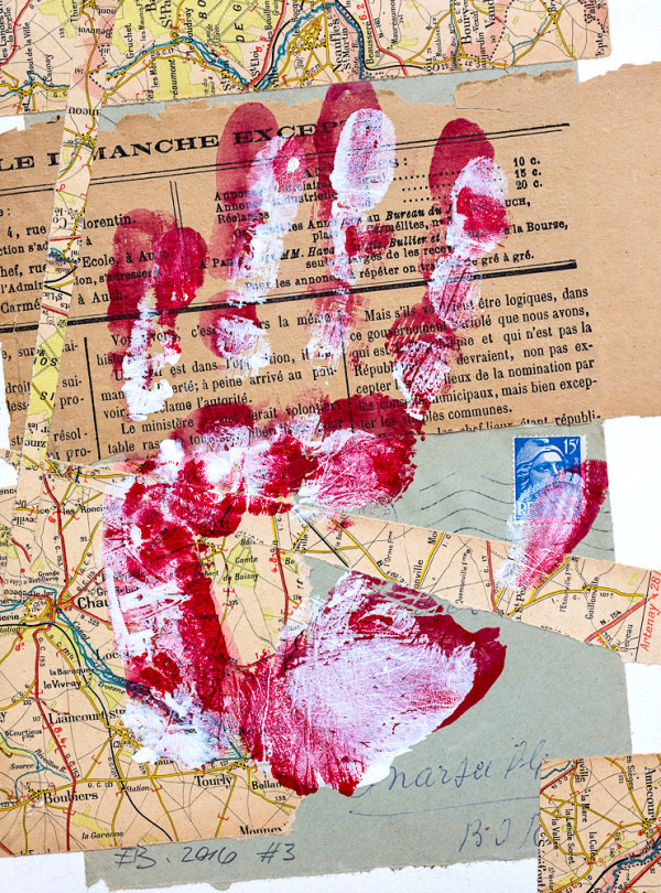 "Hand Print #3" by Ed Buziak