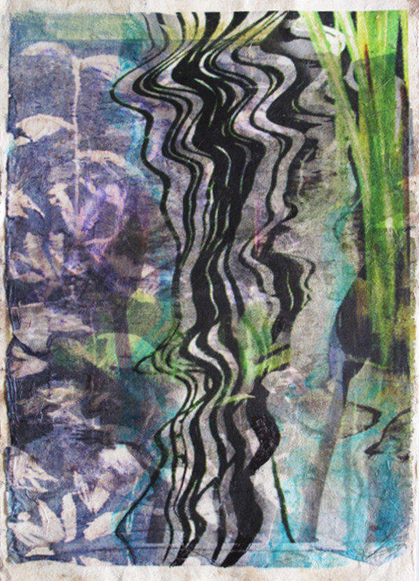 Pond's Rippling Reflections by Lois Bender, Image 1.