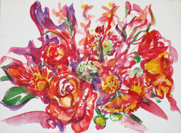 Autumn Leaf Bouquet by Lois Bender, Image 1.