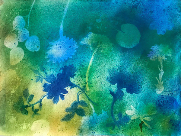 Night Flowers II Garden by Lois Bender, Image 1.