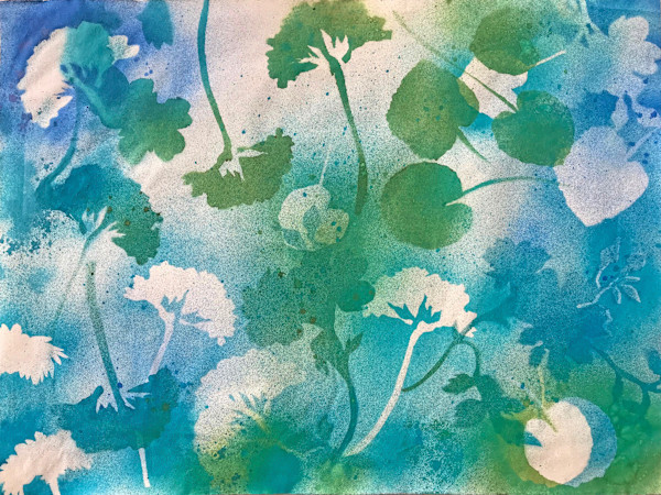 Night Flowers V Garden by Lois Bender, Image 1.