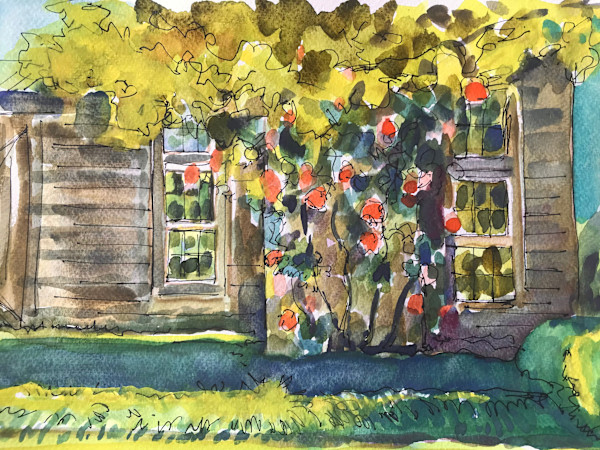 Landscape Details Climbing Roses I by Lois Bender, Image 1.