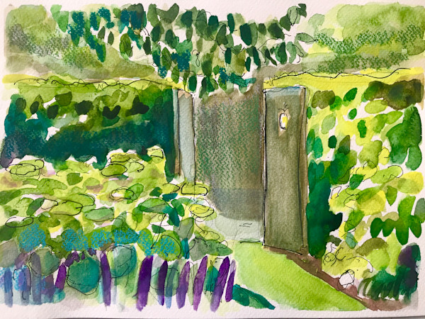 Landscape Details Garden Gate by Lois Bender, Image 1.