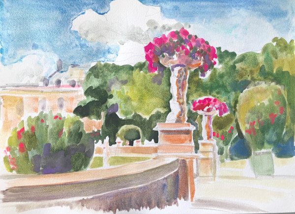 Jardin du Luxembourg V Paris by Lois Bender, Image 1.