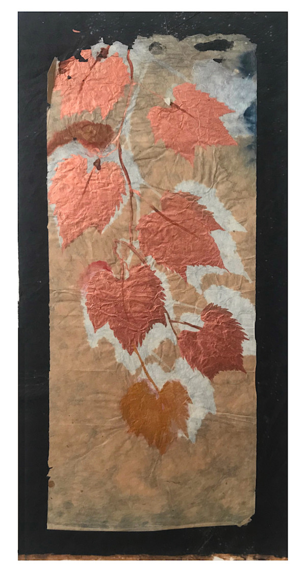 Falling Leaves Collage Painting Series by Lois Bender, Image 1.