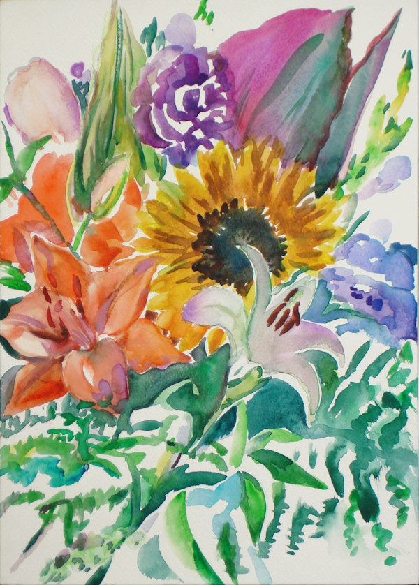 Summertime Bouquet II by Lois Bender, Image 1.