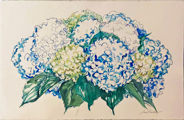 Hydrangeas Bouquet No1 by Lois Bender, Image 1.