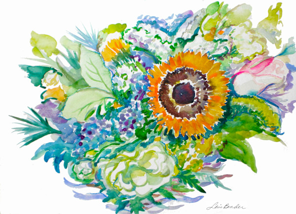 Summer Sunflower Bouquet by Lois Bender, Image 1.