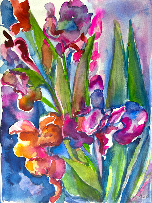 Irises III by Lois Bender, Image 1.