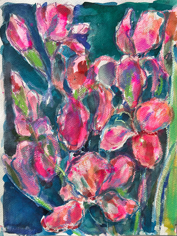 Irises V by Lois Bender, Image 1.