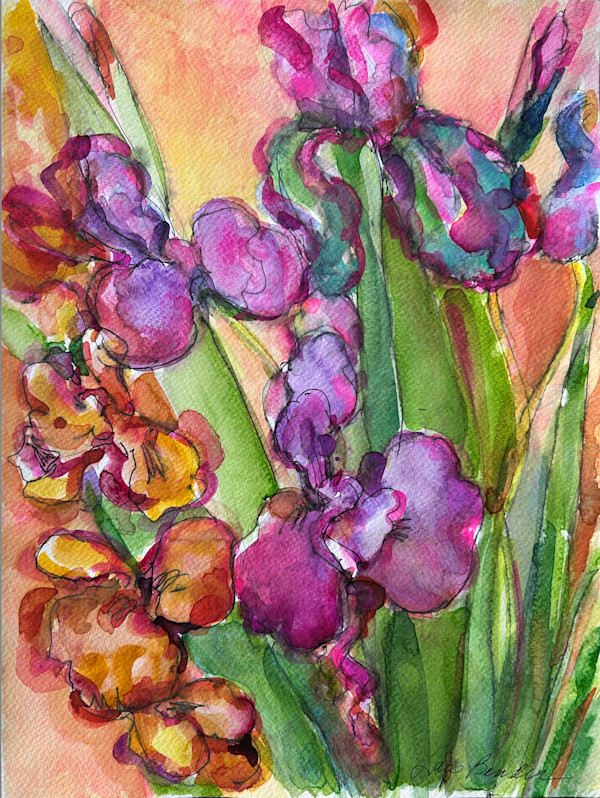 Irises VIII by Lois Bender, Image 1.