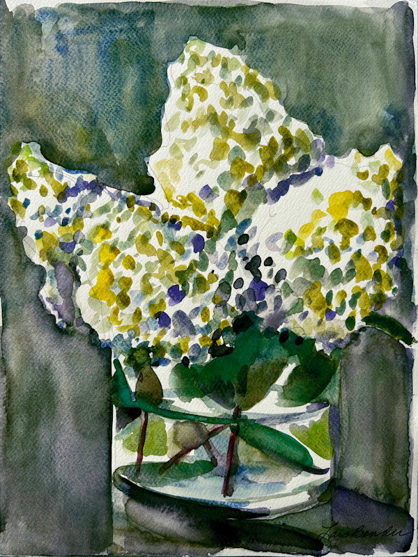 White Hydrangeas I by Lois Bender, Image 1.