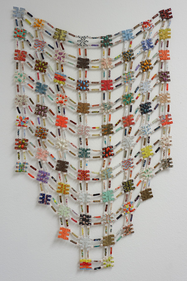 Multicolor Stacked Thin rRctangles Pendant Multicolor Stacked Thin rRctangles Pendant