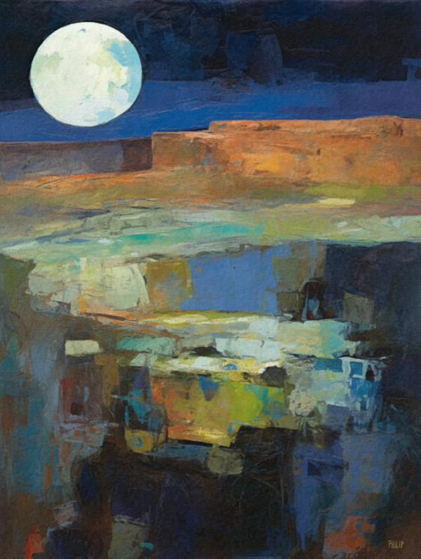 Monument Valley Moon by Michelle Philip
