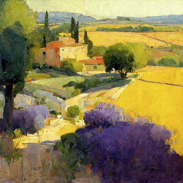 Purple in Provence by Michelle Philip