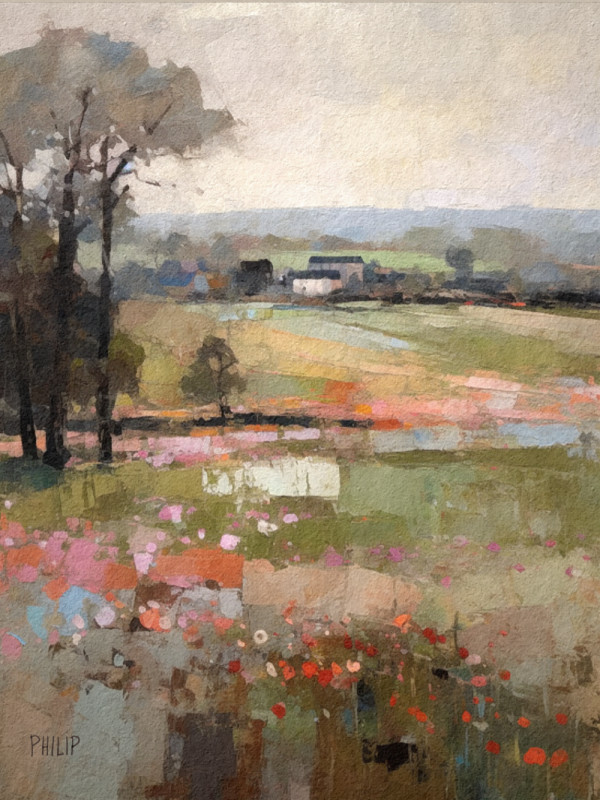 Cotswolds Meadows 1 by Michelle Philip