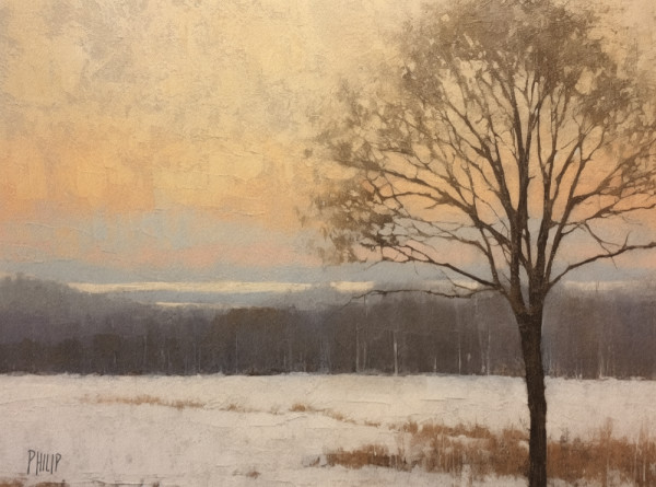 Winter Dusk by Michelle Philip