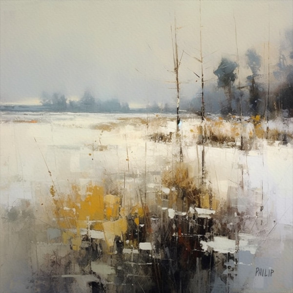 Winter Wetland by Michelle Philip