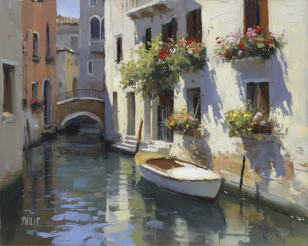 Quiet Alley, Venice by Michelle Philip, Image 1.