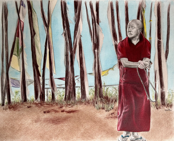 Dzongsar Jamyang Khyentse Rinpoche by Emese Cuth