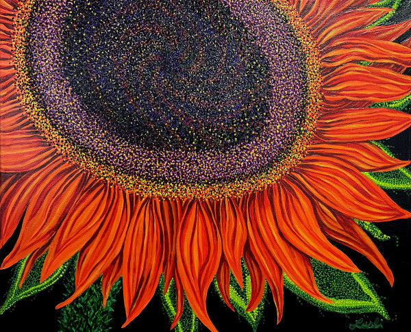 Subliminal Sunflower #02 by Lesli Bailey