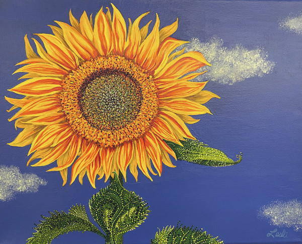 Subliminal Sunflower #09 by Lesli Bailey