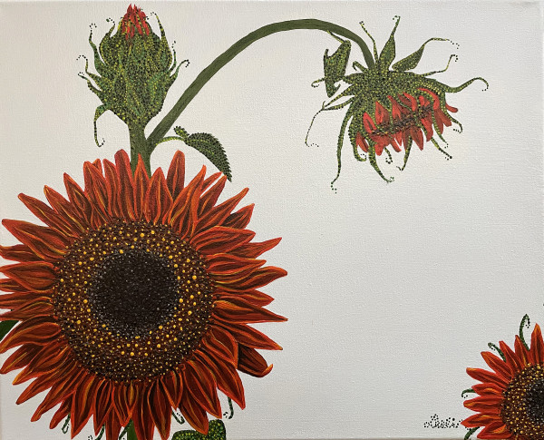 Subliminal Sunflower #10 by Lesli Bailey