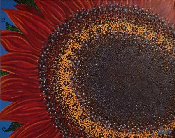 Subliminal Sunflower "C" 5th position by Lesli Bailey
