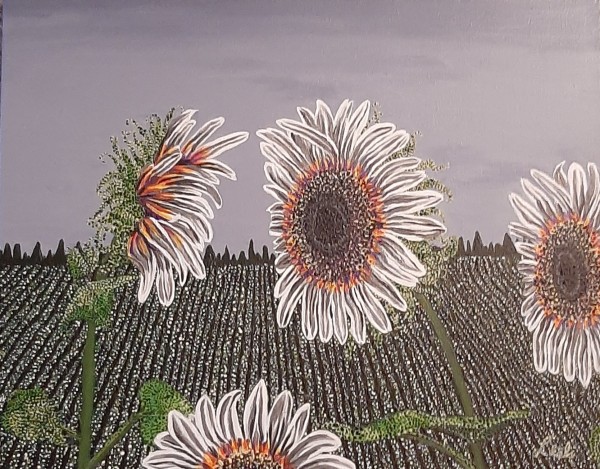 Subliminal Sunflower "A" by Lesli Bailey