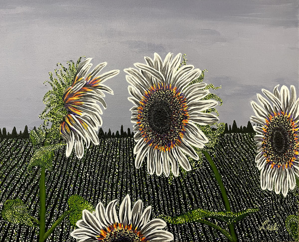 Subliminal Sunflower #06 by Lesli Bailey
