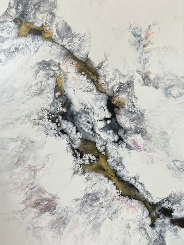 Opposing Whispers - Gallery Wrapped Canvas with Black Frame by Beth Miller