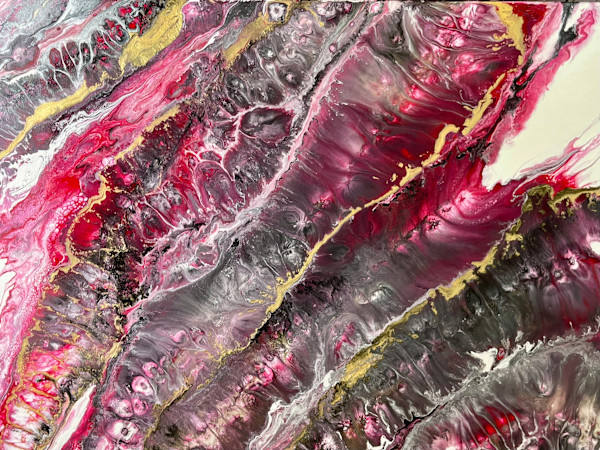 Crimson Echos - Gallery Wrapped Canvas by Beth Miller