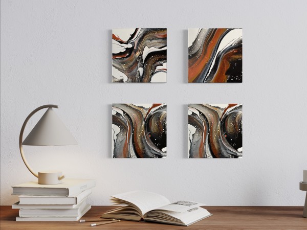 Warped Harmony (4pcs) by Beth Miller